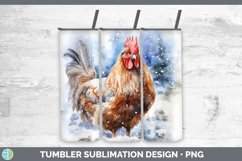 GorgeousWinter Snow Tumbler design.