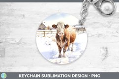 GorgeousWinter Snow Keychain design.