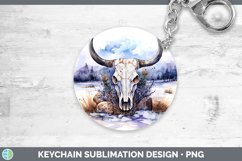 GorgeousWinter Snow Keychain design.