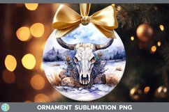 GorgeousWinter Snow Ornament design.