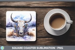 GorgeousWinter Snow Square Coaster design.