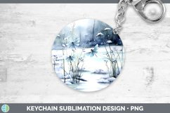 GorgeousWinter Snow Keychain design.