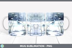 GorgeousWinter Snow Mug Wrap design.