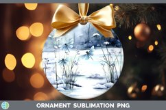 GorgeousWinter Snow Ornament design.
