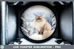 GorgeousWinter Snow Car Coaster design.