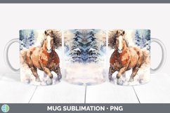 GorgeousWinter Snow Mug Wrap design.