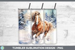 GorgeousWinter Snow Tumbler design.