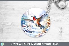 GorgeousWinter Snow Keychain design.