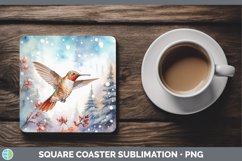 GorgeousWinter Snow Square Coaster design.