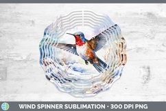 GorgeousWinter Snow Wind Spinner design.