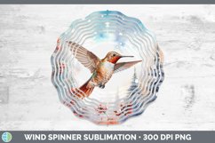 GorgeousWinter Snow Wind Spinner design.