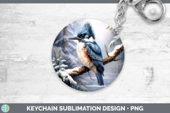 GorgeousWinter Snow Keychain design.