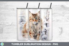 GorgeousWinter Snow Tumbler design.