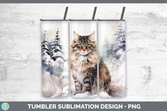 GorgeousWinter Snow Tumbler design.