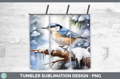 GorgeousWinter Snow Tumbler design.