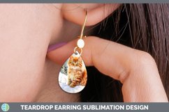 GorgeousWinter Snow Teardrop Earrings design.