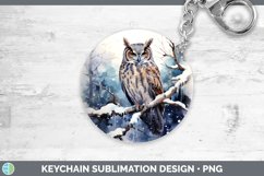 GorgeousWinter Snow Keychain design.