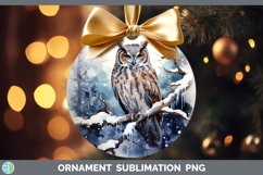 GorgeousWinter Snow Ornament design.