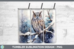 GorgeousWinter Snow Tumbler design.