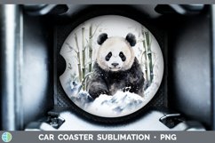 GorgeousWinter Snow Car Coaster design.