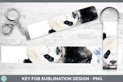 GorgeousWinter Snow Key Fob design.