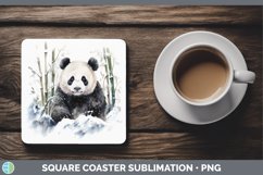 GorgeousWinter Snow Square Coaster design.