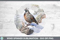 GorgeousWinter Snow Wind Spinner design.