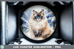 GorgeousWinter Snow Car Coaster design.