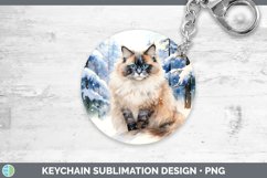 GorgeousWinter Snow Keychain design.