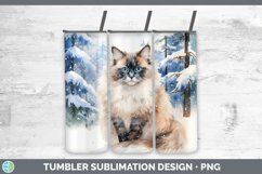 GorgeousWinter Snow Tumbler design.