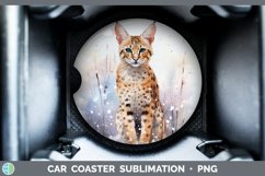 GorgeousWinter Snow Car Coaster design.