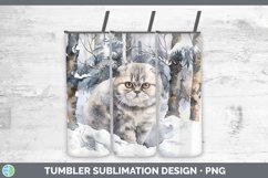 GorgeousWinter Snow Tumbler design.