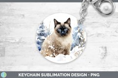 GorgeousWinter Snow Keychain design.