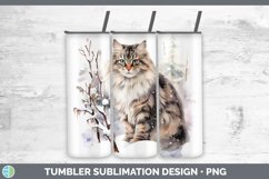 GorgeousWinter Snow Tumbler design.