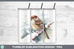 GorgeousWinter Snow Tumbler design.