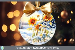 GorgeousWinter Snow Ornament design.