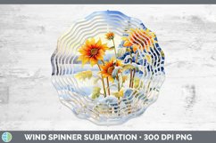 GorgeousWinter Snow Wind Spinner design.