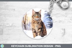 GorgeousWinter Snow Keychain design.