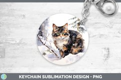 GorgeousWinter Snow Keychain design.