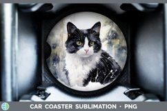 GorgeousWinter Snow Car Coaster design.