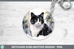 GorgeousWinter Snow Keychain design.