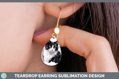 GorgeousWinter Snow Teardrop Earrings design.