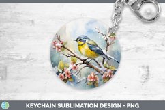 GorgeousWinter Snow Keychain design.