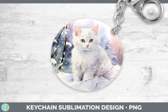 GorgeousWinter Snow Keychain design.