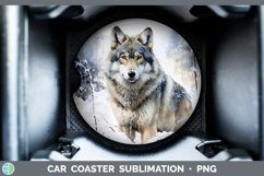 GorgeousWinter Snow Car Coaster design.