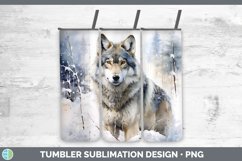 GorgeousWinter Snow Tumbler design.