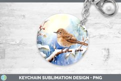 GorgeousWinter Snow Keychain design.