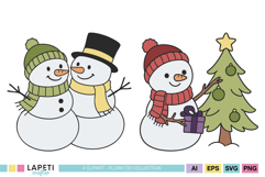 Cute Christmas clipart for classroom winter activities
