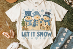 Christmas Snowman PNG, Winter PNG, Holiday PNG, Let it Snow Product Image 5