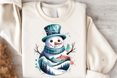 Snowman PNG, Winter Snowman Sublimation Design, Winter Png Product Image 5